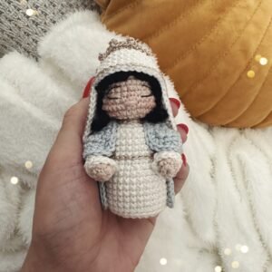 Mini Nossa Senhora das Graças – Receita de amigurumi em PDF
