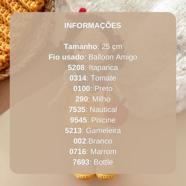 Branca de Neve - Receita de amigurumi em PDF - Imagem 2